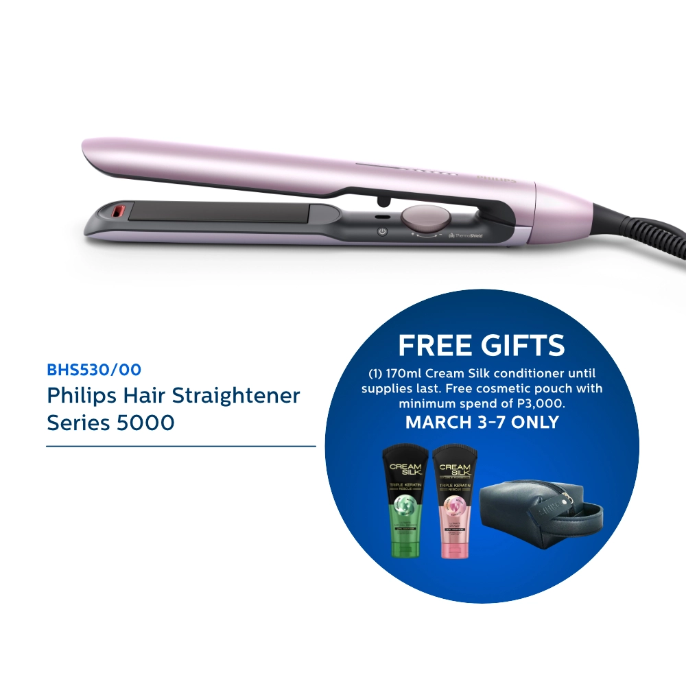 Hair Straightener Series 5000 with ThermoShield Technology - Philips  Personal Care
